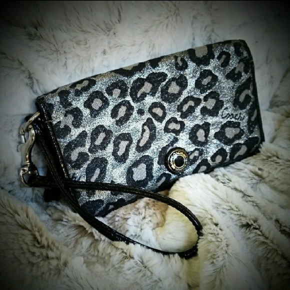 Coach Handbags - Coach Leopard Print Wallet